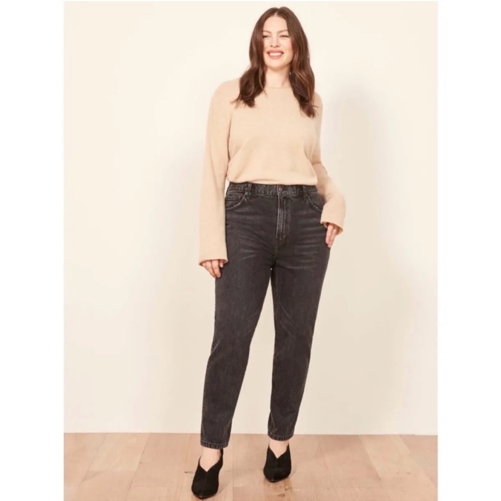 NWT Reformation Julia Crop High Cigarette Jean In Pacific Extended Size 22